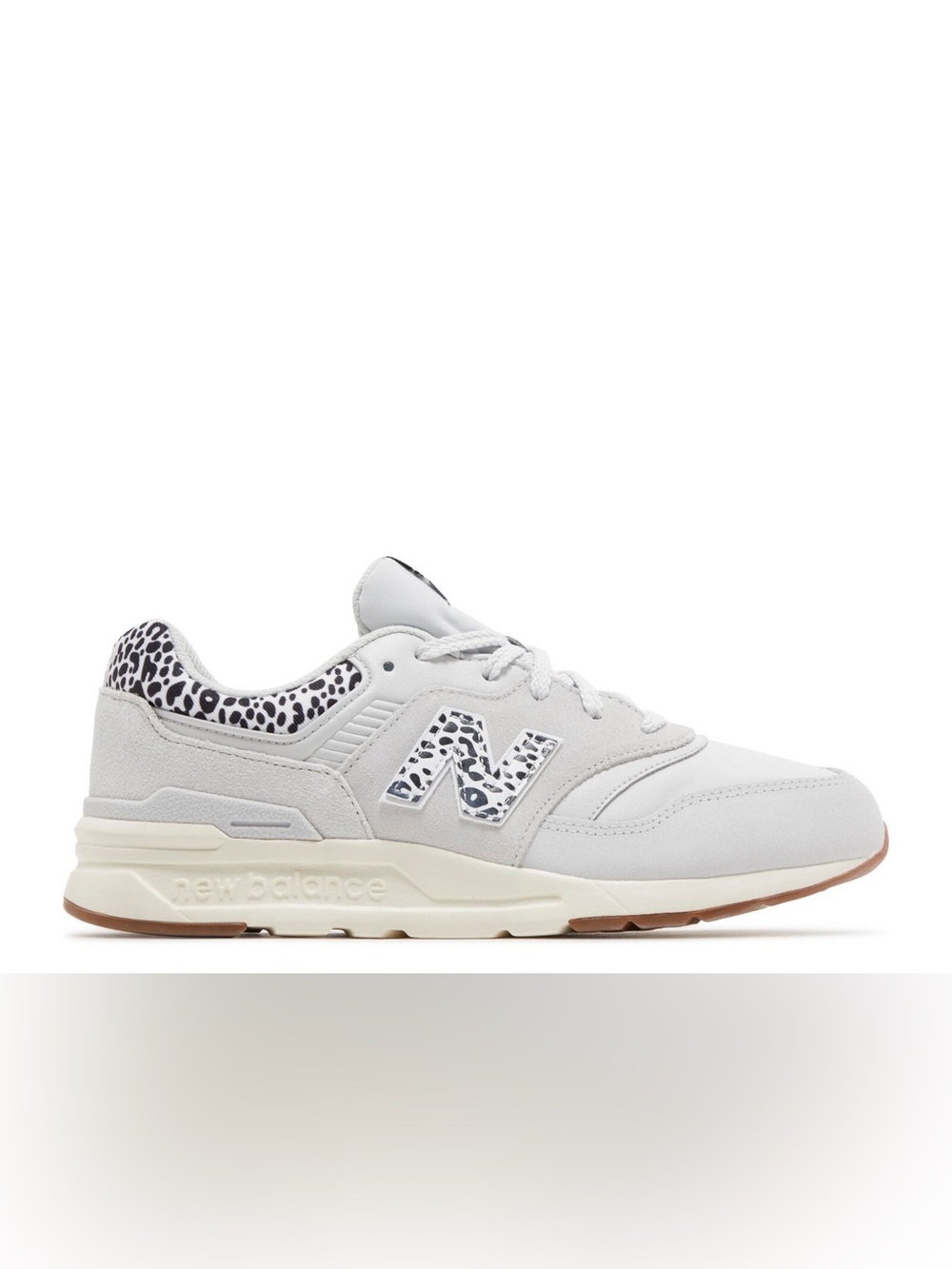 New Balance 997H Snow Leopard Sneakers Women’s Size 7 White Gray Animal Print